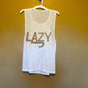 Lazy J ranch wear tank top western style